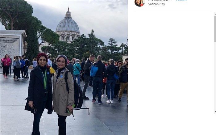تصویر/ خواهران بازیگر در واتیکان