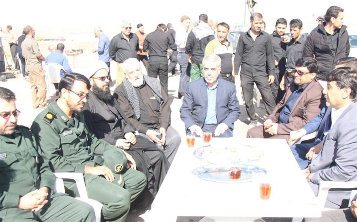 برپایی موکب عشاق الحسین در منطقه آزاد سلفچگان