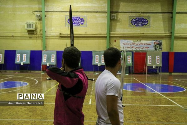 مسابقات استعدادیابی نخبگان تیراندازی با کمان در ارومیه