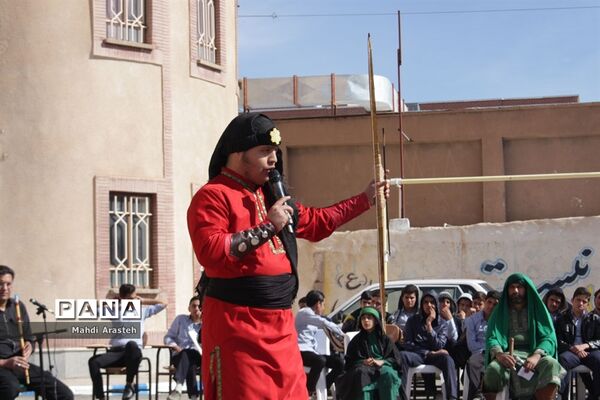 مراسم عزاداری و تعزیه خوانی در هنرستان البرز خراسان جنوبی