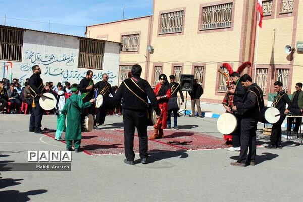 مراسم عزاداری و تعزیه خوانی در هنرستان البرز خراسان جنوبی