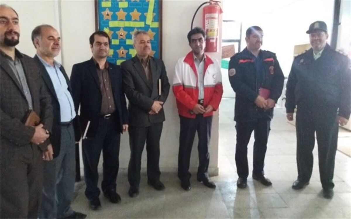 انتخاب مدرسه دخترانه شهید مفتح جهت برگزاری مانور سراسری زلزله در همدان
