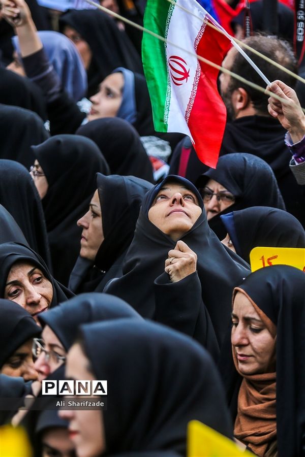 مراسم راهپیمایی ۱۳ آبان در تهران - 1