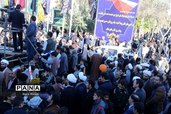راهپیمایی 13 آبان در خراسان شمالی
