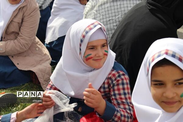 مراسم راهپیمایی روز 13 آبان در یاسوج
