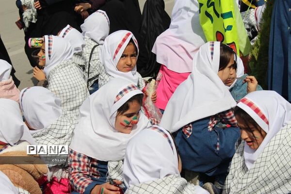 مراسم راهپیمایی روز 13 آبان در یاسوج