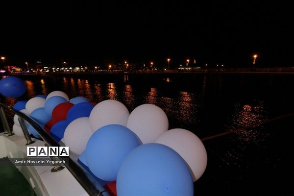 افتتاح کشتی امپراطور در جزیره کیش