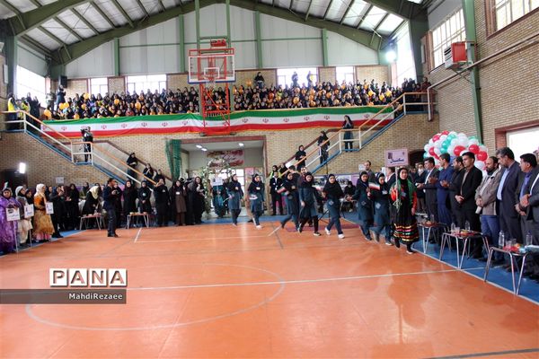 آیین افتتاحیه پنجمین  المپیاد فرهنگی ورزشی درون مدرسه‌ای