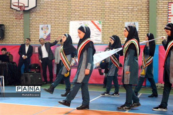 آیین افتتاحیه پنجمین  المپیاد فرهنگی ورزشی درون مدرسه‌ای