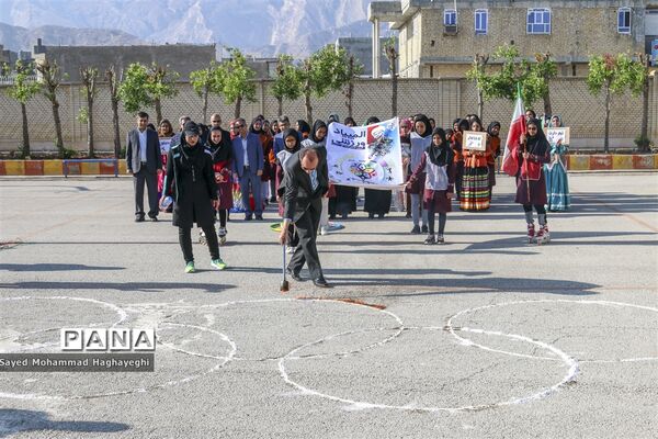 آغاز المپیاد فرهنگی ورزشی درون مدرسه‌ای در لامرد فارس