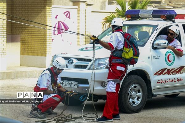 مانور پدافند غیرعامل در لامرد