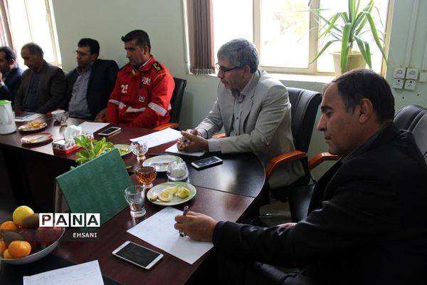 جلسه هماهنگی بیستمین  مانور سراسری زلزله و ایمنی در مدارس کهگیلویه و بویراحمد