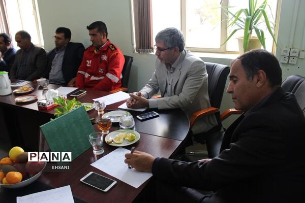 جلسه هماهنگی بیستمین  مانور سراسری زلزله و ایمنی در مدارس کهگیلویه و بویراحمد