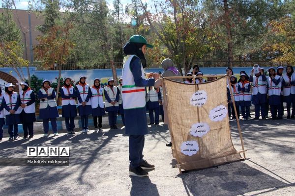 مانور پدافند غیر عامل در شهرستان بیرجند