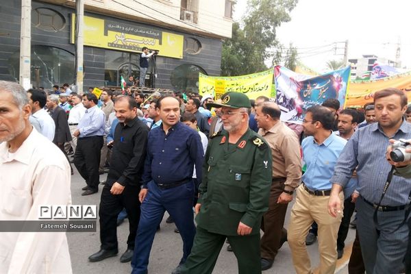 راهپیمایی روز 13 آبان در بوشهر-2