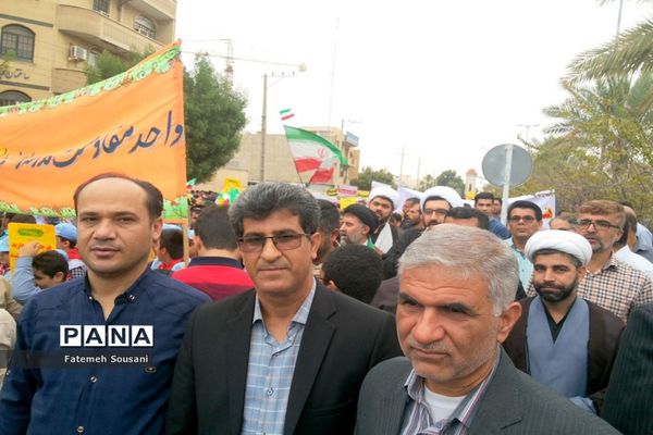 راهپیمایی روز 13 آبان در بوشهر-2
