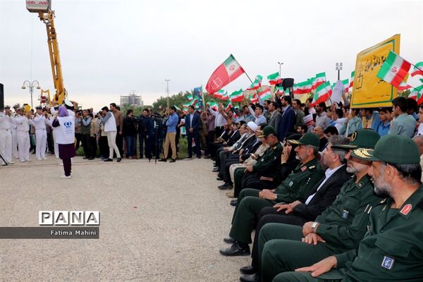 راهپیمایی  روز 13 آبان در بوشهر-3