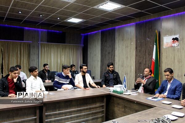 بازدید دانشجویان دانشگاه فرهنگیان از سازمان دانش‌آموزی استان سمنان