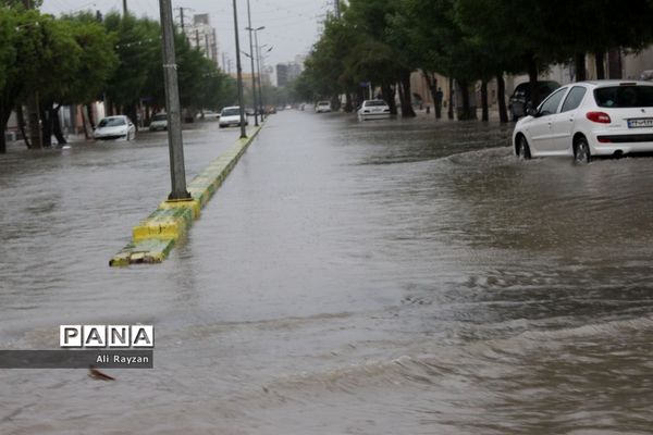 آبگرفتگی خیابان‌های بوشهر