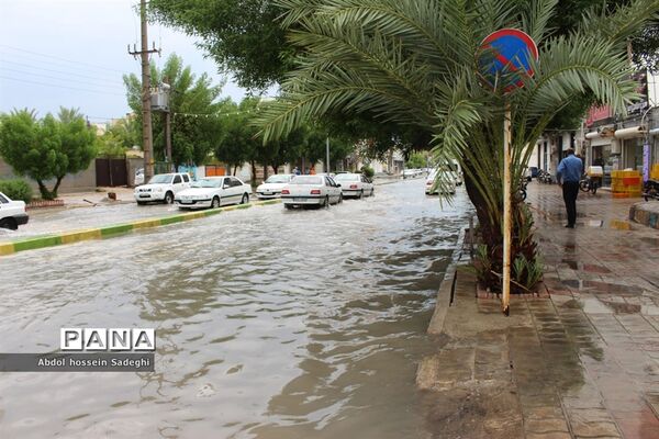 آبگرفتگی خیابان‌های بوشهر