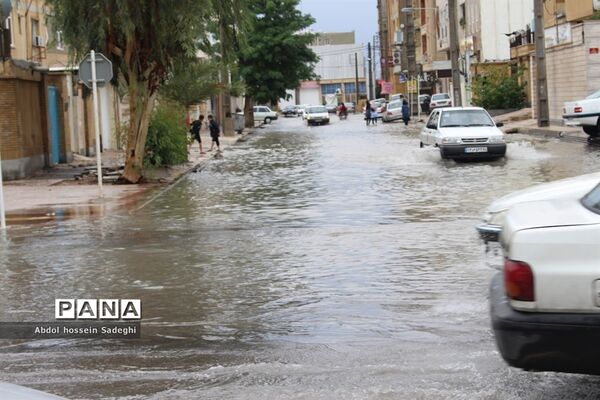 آبگرفتگی خیابان‌های بوشهر