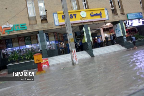 آبگرفتگی خیابان‌های بوشهر