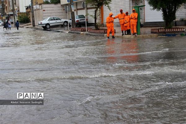 آبگرفتگی خیابان‌های بوشهر