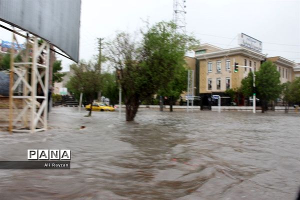 آبگرفتگی خیابان‌های بوشهر