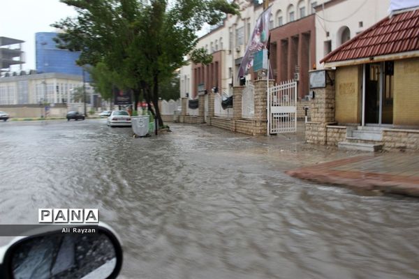 آبگرفتگی خیابان‌های بوشهر