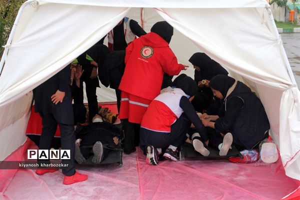 رزمایش مشترک پدافند غیرعامل در ارومیه