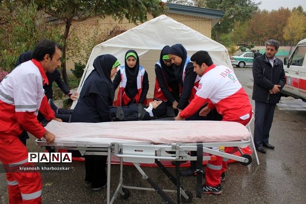 رزمایش مشترک پدافند غیرعامل در ارومیه