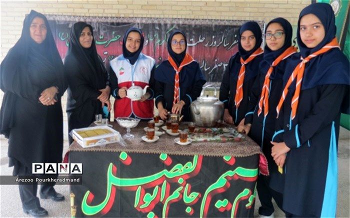 گرامیداشت سالروز رحلت پیامبر(ص) و  شهادت امام حسن(ع) وشهادت امام رضا(ع) در دبیرستان فرزانگان دوره اول