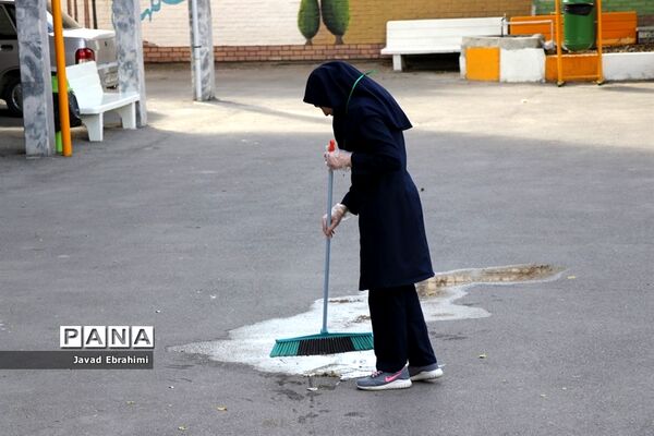 بازدید رئیس سازمان دانش آموزی خراسان رضوی از مدارس طرح گام های عاشقی