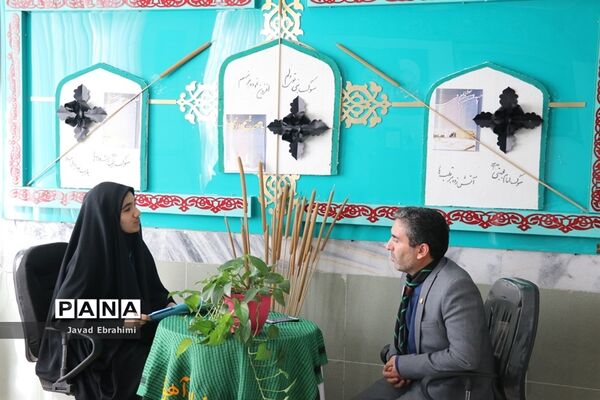 بازدید رئیس سازمان دانش آموزی خراسان رضوی از مدارس طرح گام های عاشقی