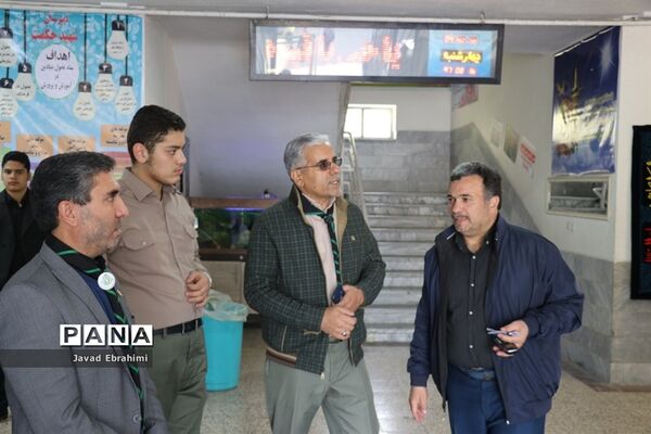 بازدید رئیس سازمان دانش آموزی خراسان رضوی از مدارس طرح گام های عاشقی