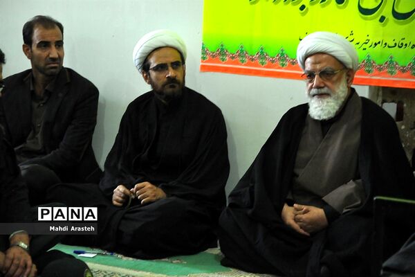 مراسم سومین سالگرد ابوالشهیدآیت الله سید احمد عبادی در مسجد جامع شهر خوسف