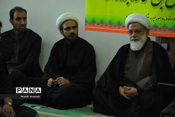 مراسم سومین سالگرد ابوالشهیدآیت الله سید احمد عبادی در مسجد جامع شهر خوسف