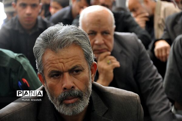 مراسم سومین سالگرد ابوالشهیدآیت الله سید احمد عبادی در مسجد جامع شهر خوسف