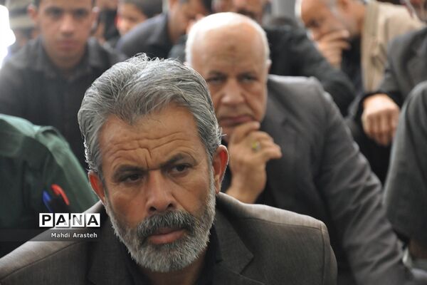 مراسم سومین سالگرد ابوالشهیدآیت الله سید احمد عبادی در مسجد جامع شهر خوسف