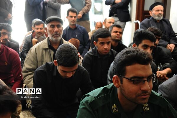 مراسم سومین سالگرد ابوالشهیدآیت الله سید احمد عبادی در مسجد جامع شهر خوسف