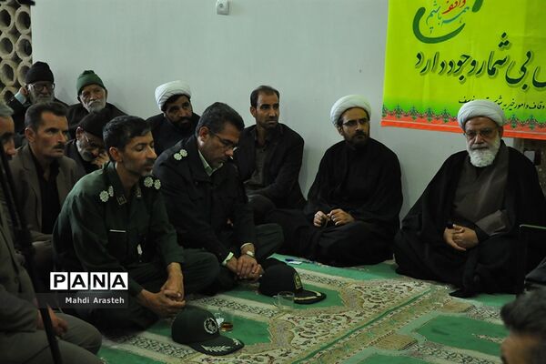 مراسم سومین سالگرد ابوالشهیدآیت الله سید احمد عبادی در مسجد جامع شهر خوسف