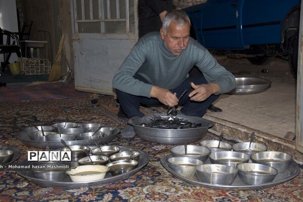 قرائت زیارت از بعید پیامبر (ص) درمسجد جامع شهرستان خوسف