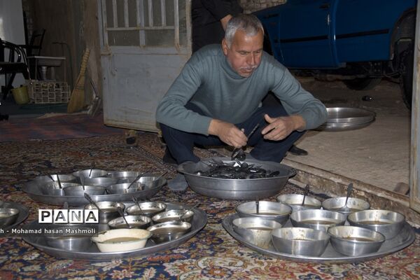 قرائت زیارت از بعید پیامبر (ص) درمسجد جامع شهرستان خوسف