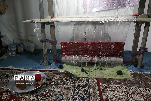 فرش دورو ابریشم ترکمن