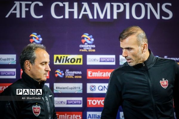 نشست خبری  تیم‌های پرسپولیس و کاشیما آنتلرز پیش از بازی فینال جام باشگاه‌های آسیا