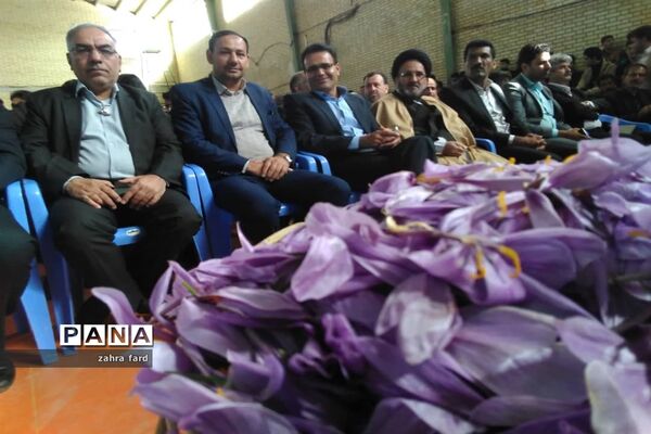 برگزاری جشنواره زعفران در شهر مشکان نی ریز
