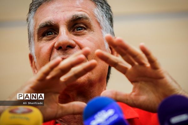 نشست خبری سرمربی تیم ملی فوتبال ایران