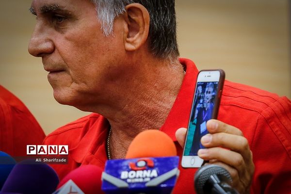 نشست خبری سرمربی تیم ملی فوتبال ایران