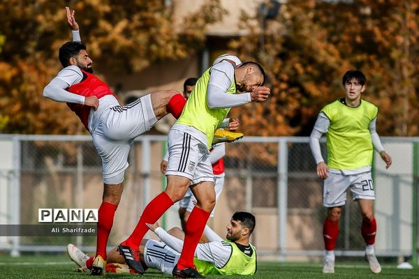 تمرین تیم ملی فوتبال ایران