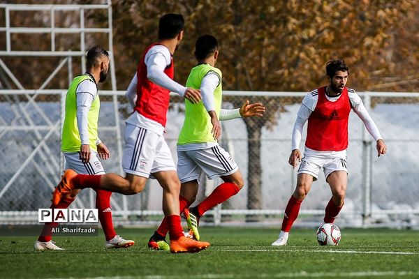 تمرین تیم ملی فوتبال ایران